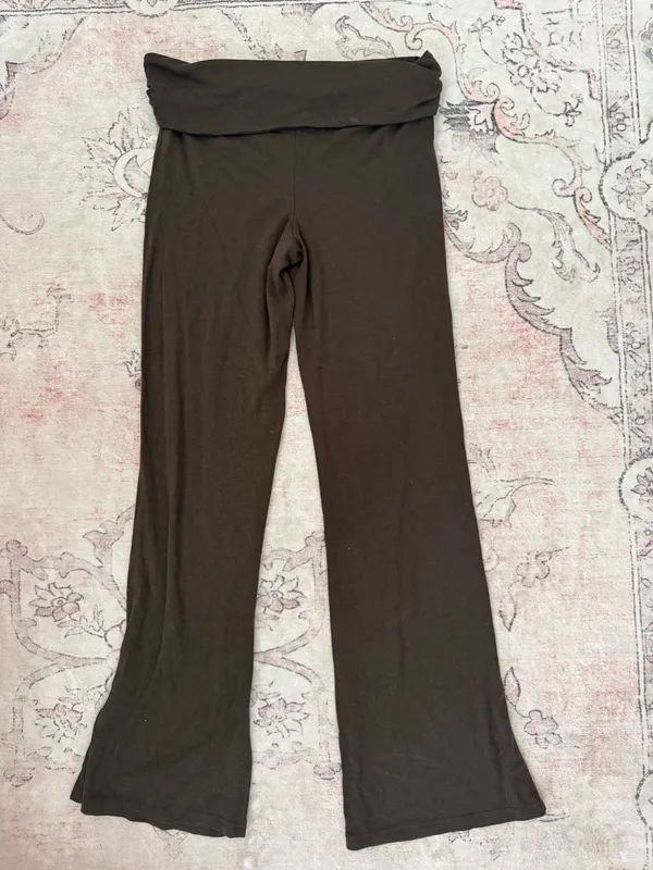 Leggings flared Brown Size M - Image 2