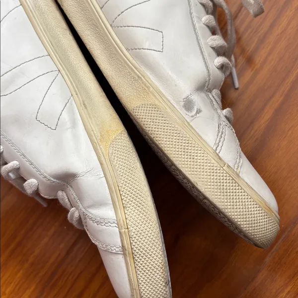 Veja Esplar Leather White Classic Sneakers - Image 4