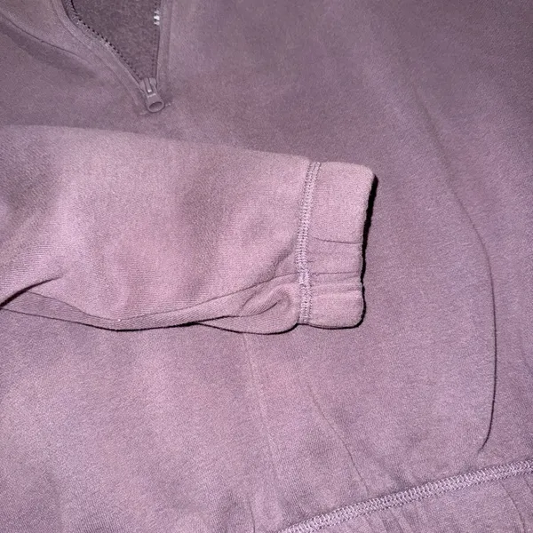 PacSun Purple Quarter-Zip Sweatshirt - Image 2