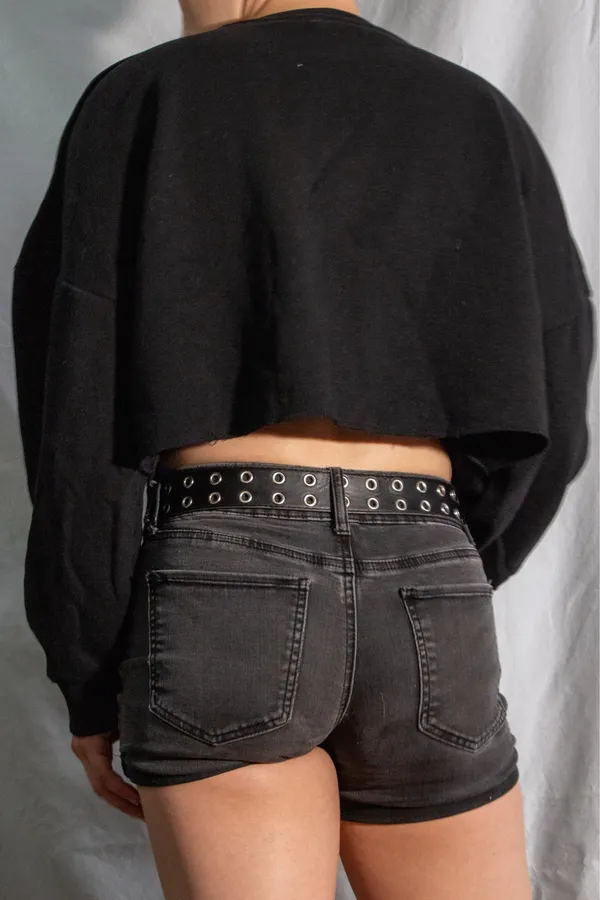 Playboy Missguided Cropped Crewneck Sweatshirt x - Image 2