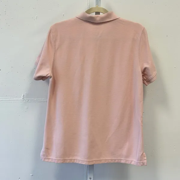 L.L. Bean Relaxed Fit Polo Shirt Pink Short Sleeve Cotton 269098 Size M REG - Image 2