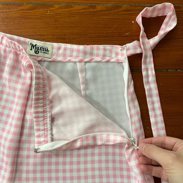 NWT Show Me Your Mumu Great Wrap Shorts Strawberry Shortcake Gingham Skort XS💛 - Image 10