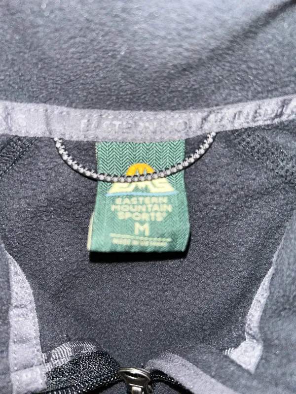 EMS Quarter Zip Fleece Black Size M - Image 3