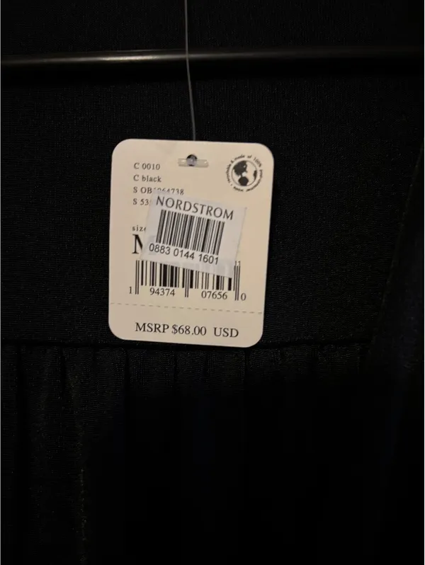 Free People Black Long Sleeve Bodysuit Size Medium - Image 3