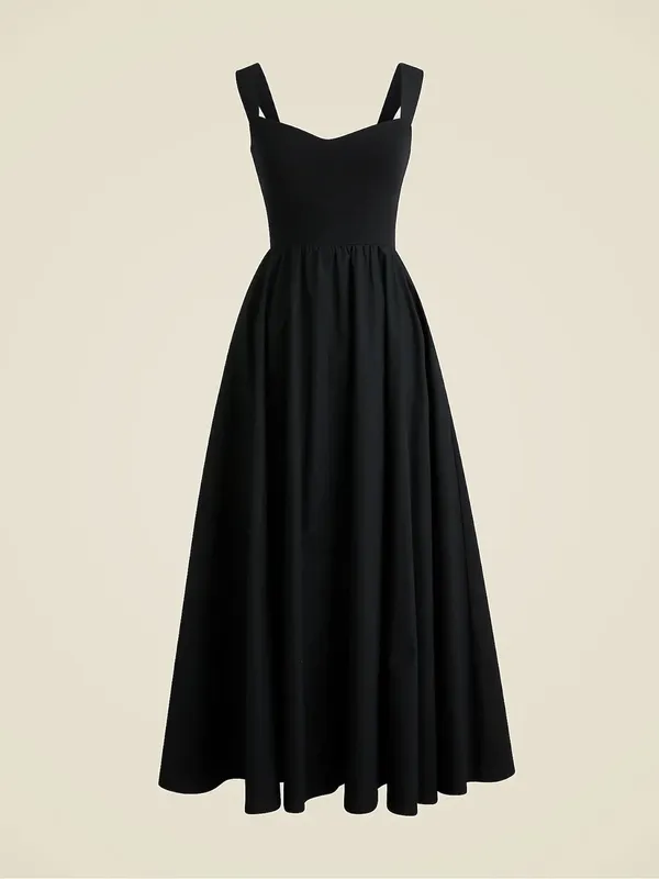 J. Crew Sweetheart tank dress with poplin skirt - Image 5