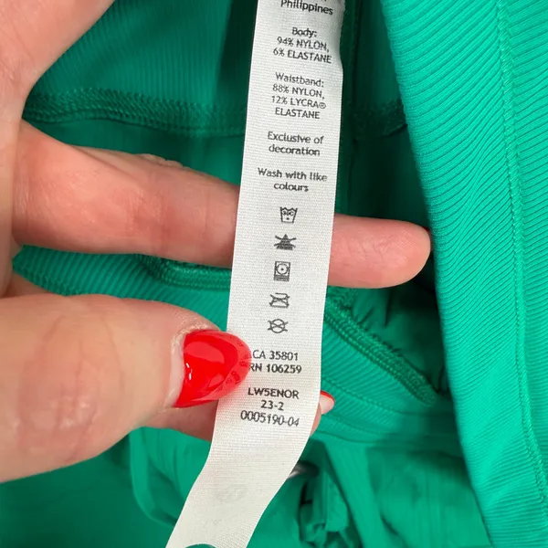 Lululemon 14 Dance Studio Mid Rise Pant Full Length Kelly Green Stretch Athletic - Image 8