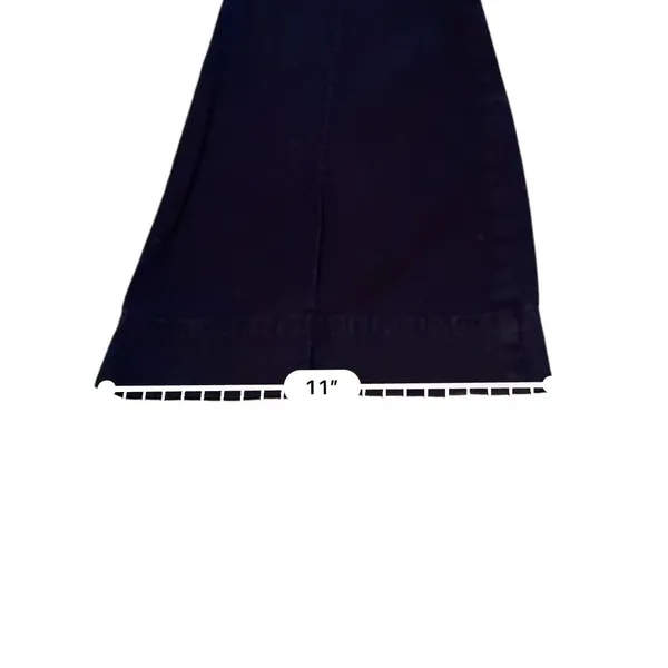 Express Flare‎ Leg Pants Womens 6 Black Mid Rise Seam Detail Trousers Capsule - Image 9