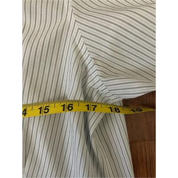 Brooks Brothers Preppy Pima Cotton Long Sleeve Pinstripe Shirt Nautical Coastal - Image 7