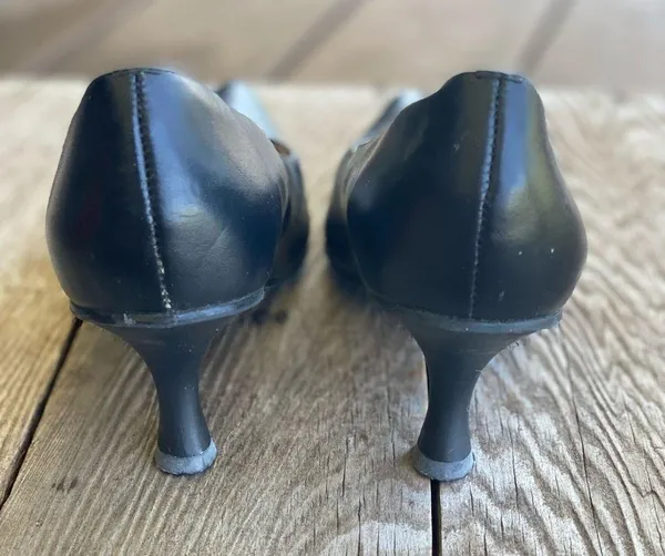 Pazzo Kitten Heel Pump Black Size 6 - Image 4