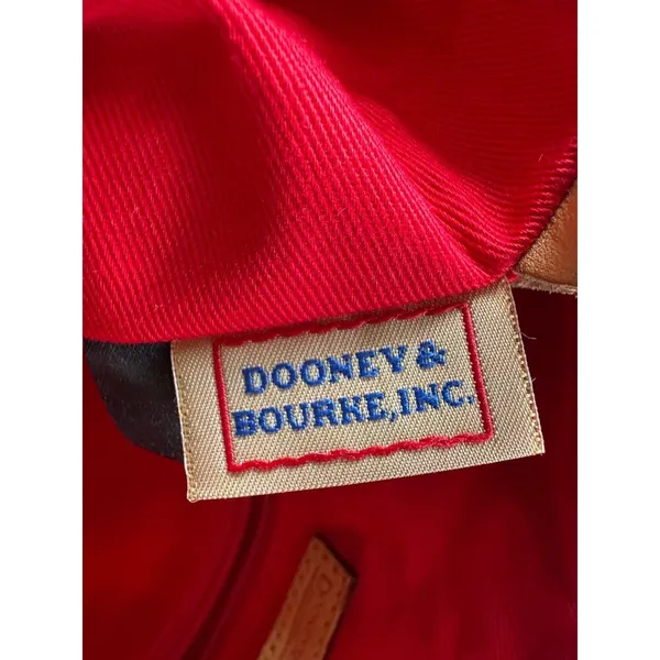 Dooney & Bourke J0130121 Wayfarer Yellow Leather Accent Zip Tote Shoulder Bag - Image 8