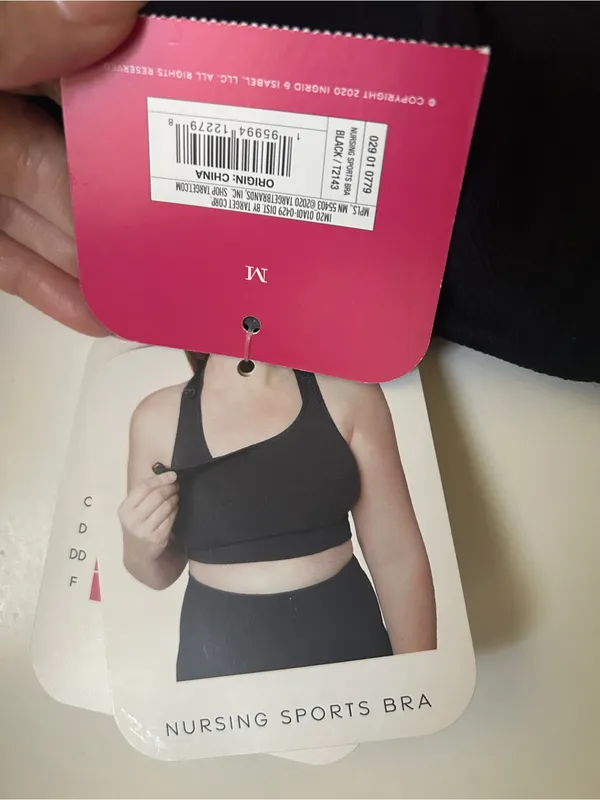Isabel Maternity Medium Impact Nursing Sports Bra NWT - Image 4