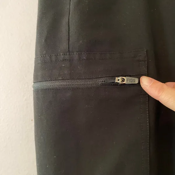 FIGS Black Zamora Jogger Scrub Pants Uniform Nurse Doctor Women's size XS - Image 8