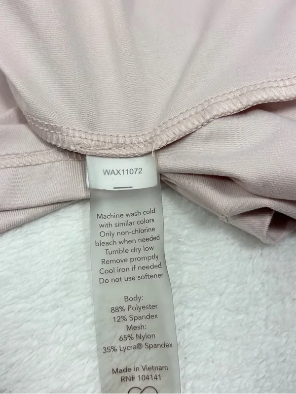 Calia Light Pink Long-Sleeve Performance Top Size S - Image 10