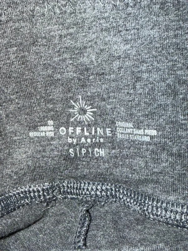 OFFLINE By Aerie OG Legging Regular Rise in Gray Size Small - Image 4