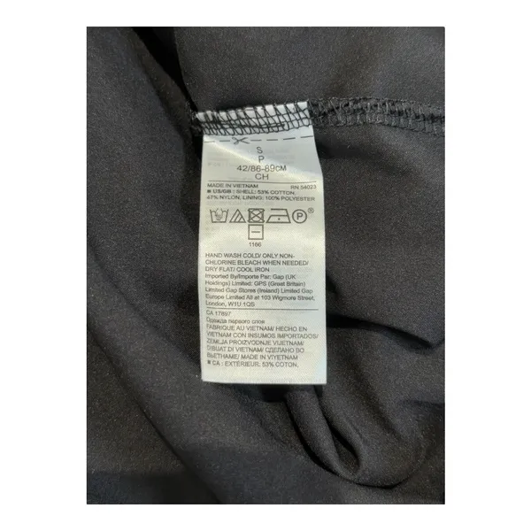 Banana Republic Eyelet Lace Off Shoulder Top Womens Small Black Tiered Ruffle‎ - Image 8