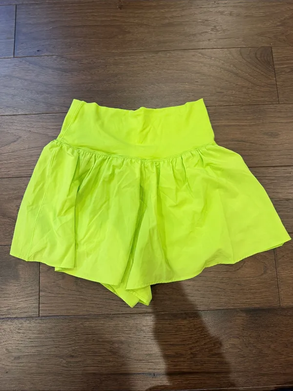 Offline by Aerie Lime Green Flowy Shorts Size Small - C72-023 - Image 5