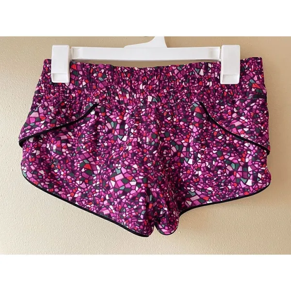 Lululemon Surf Short II Reversible Board Short Paradise Camo Regal Plum Size 4 - Image 3