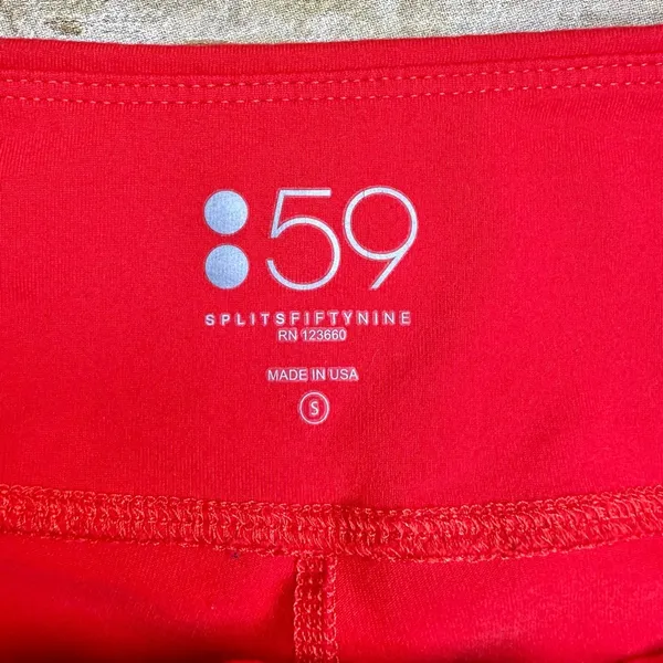 Splits59 Raquel Red Flare Legging Pant Activewear - Image 4