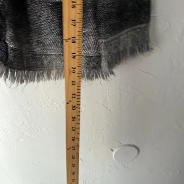 The Limited Scandal Collection Gray Fringe Knit Cardigan Sweater Wool‎ Blend - Image 8