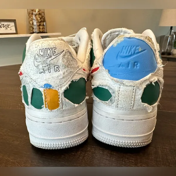 Nike Air Force 1 LX Tear Away White 2020 AF1 CJ1650-101 Womens - Size 11 - Image 8