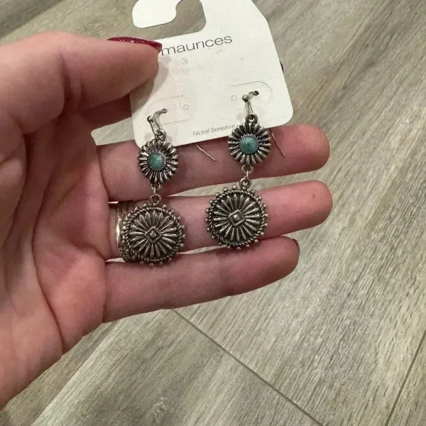 NWT Maurice’s Turquoise Drop Earrings - Image 3