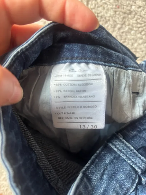 KanCan USA Distressed Denim Shorts Size 13/30 - Image 5
