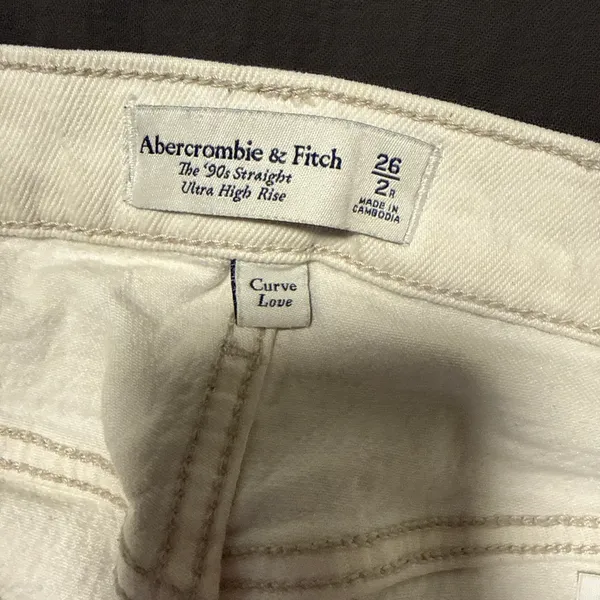 Abercrombie Straight 90s High-Rise Curve Love - Image 3