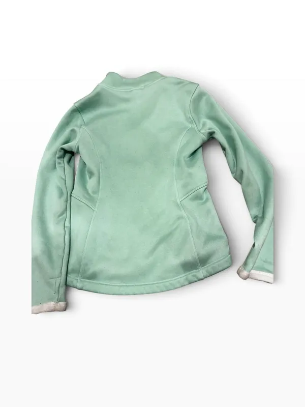 The North Face Mint Green Fleece Zip-Up Jacket - Image 6