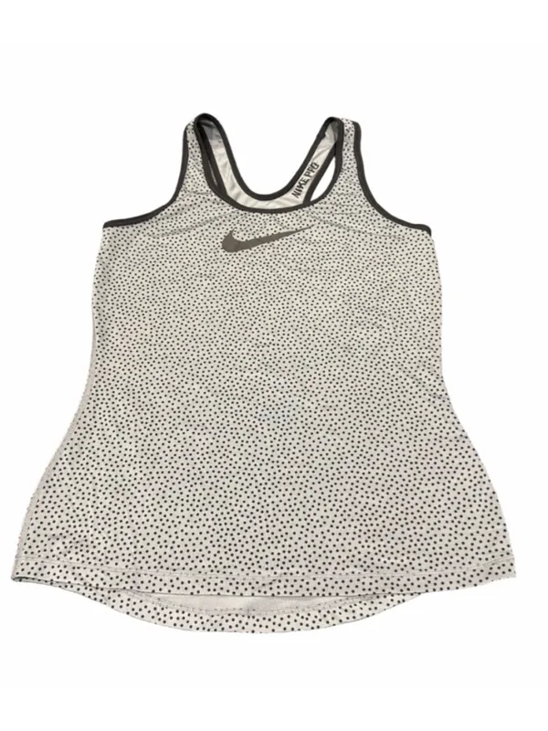 Nike Pro racerback grey polka dot print tank top size M - Image 5