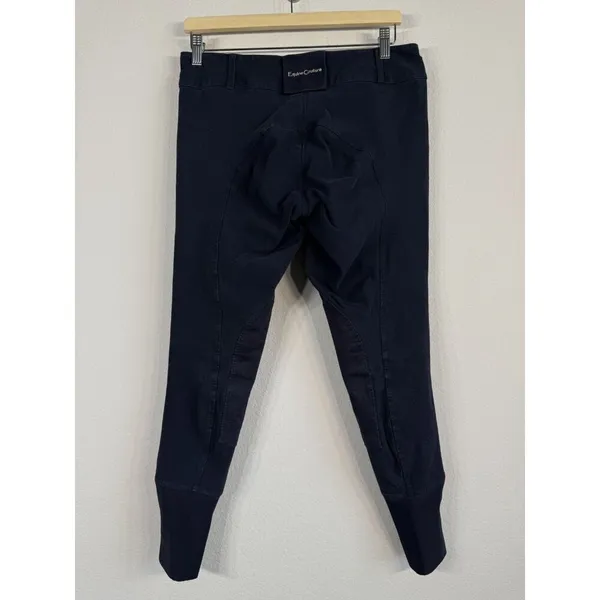 Equine Couture‎ Horse Riding Schooling Breech Navy Embroidered Women’s 30 Pants - Image 2