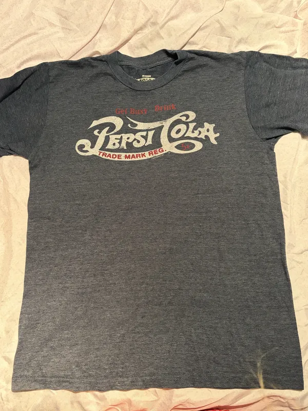 Pepsi cola blue tshirt  - Image 4