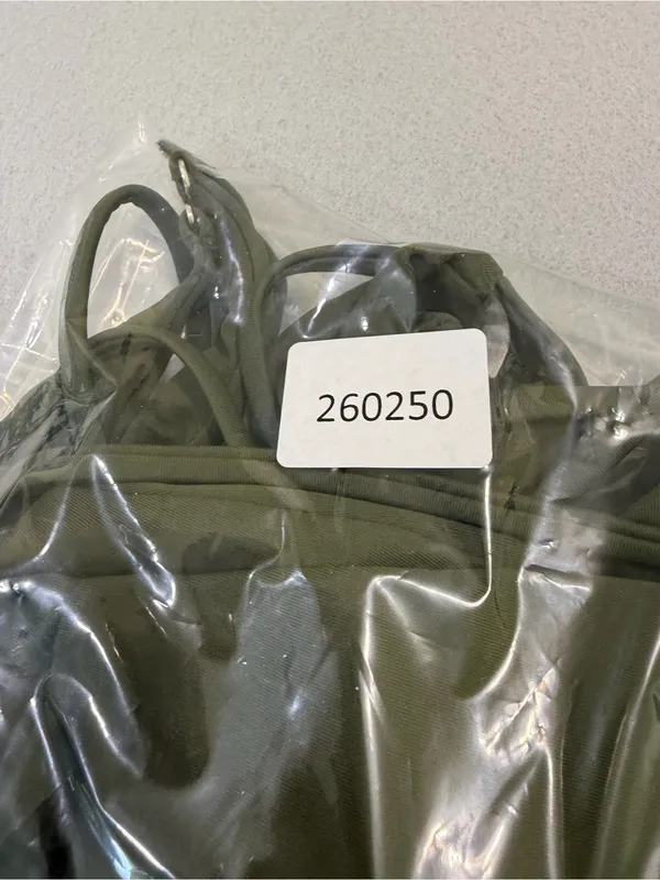 Women's Olive Green Two Piece Tiny Bikini Size Small #260250 - Image 7