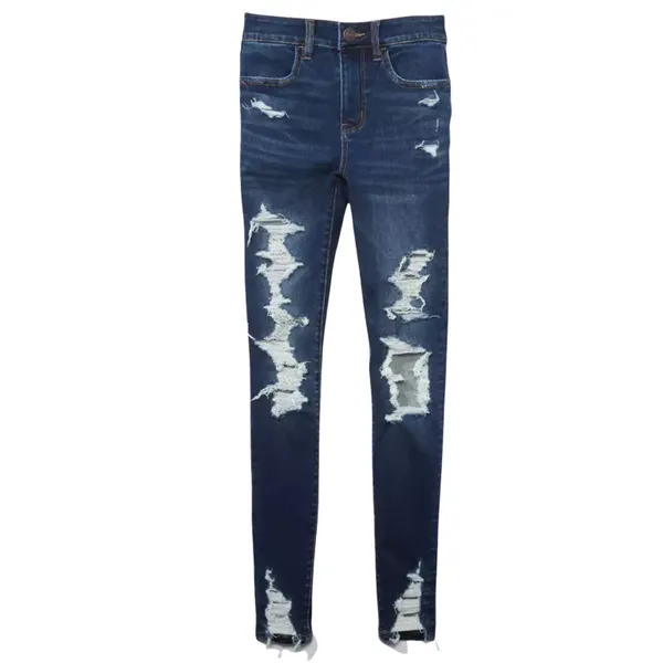 American Eagle Ripped High-Waisted Jegging, Size: 2 (26in) Regular - Image 4