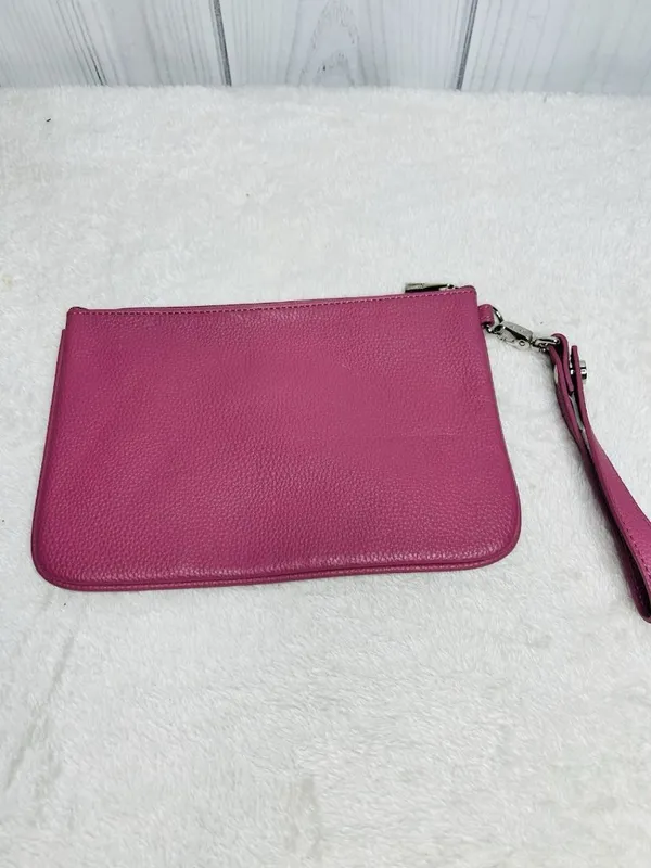 Jewell by Thirty One Dusty Pink Wristlet Purse Bag Clutch Zipper 9.5 x 6.5 - Image 4