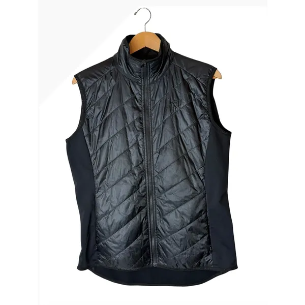 Kari Traa Eva Vest Women XL Black Quilted Hybrid Full Zip Gorpcore Hiking - Image 2