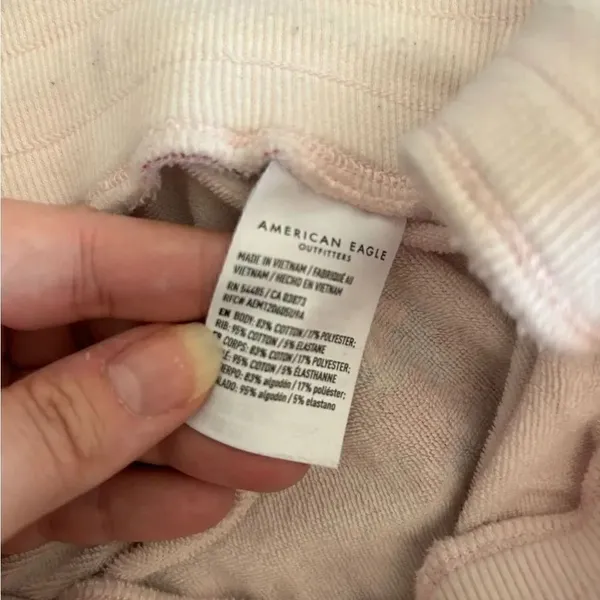 AEO American Eagle Panda PJ Pants Size M Pink - Image 3