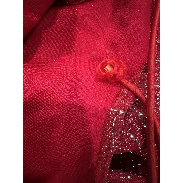 Jump Apparel Red Y2K Lurex Mini Dress 5/6 - Image 7