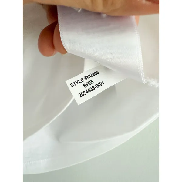 Madewell | NWT | Essential Slim Tee in Lightweight Cotton White | Sz XS - Image 7