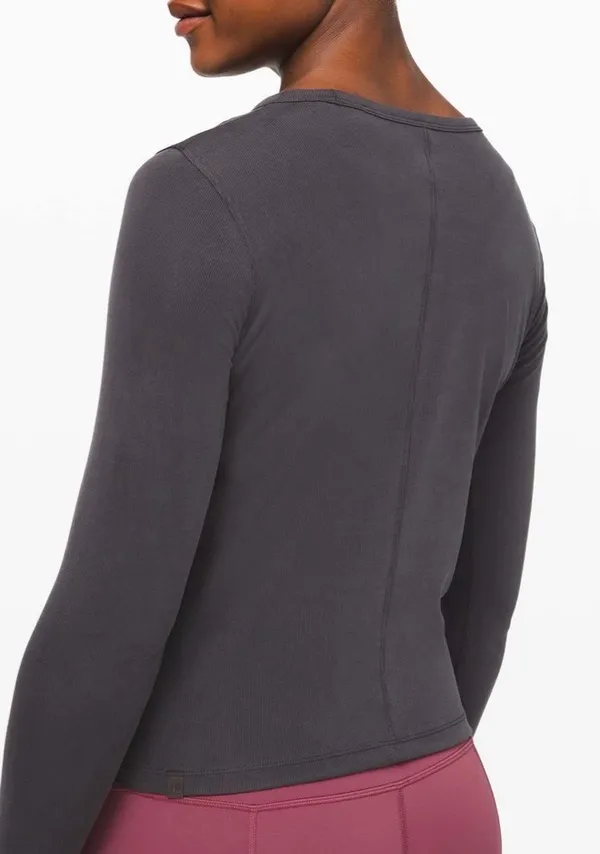 Lululemon Crescent Long Sleeve *Cupro Rib Intergalactic 6 - Image 9