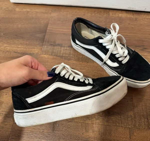 Platform Old Skool Vans - Image 3