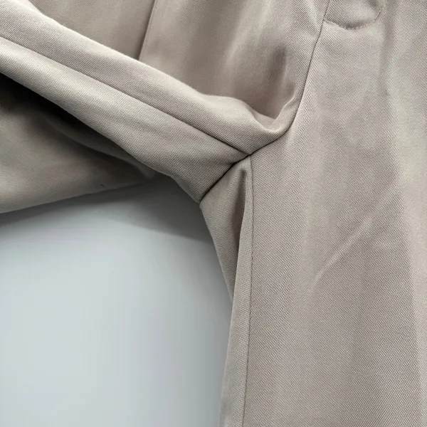 House of CB NWT Pleated Wide‎ Leg Dress Pants Women’s Size XS Beige Cream High - Image 5