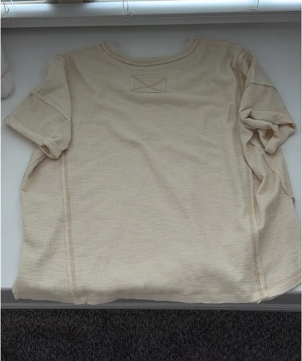 cream blu pepper blouse - Image 2