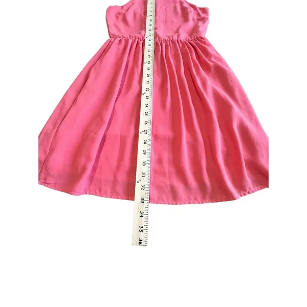 Everly Size Small Coral Pink Goddess Style High Neck Dress Lightweight‎ #I15-5 - Image 6
