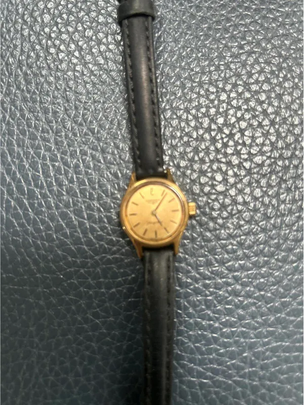 LONGINES Flagship Manual Winding Watch Vintage Black - Image 3