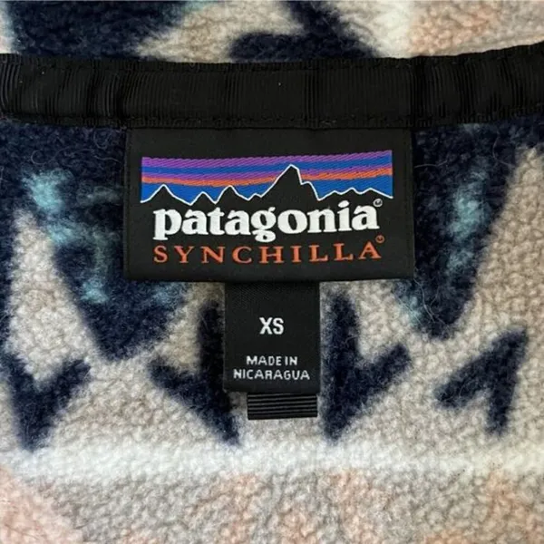 Patagonia Synchilla Snap-T Lightweight Fleece Bandicoot Marrow Pullover‎ Jacket - Image 5