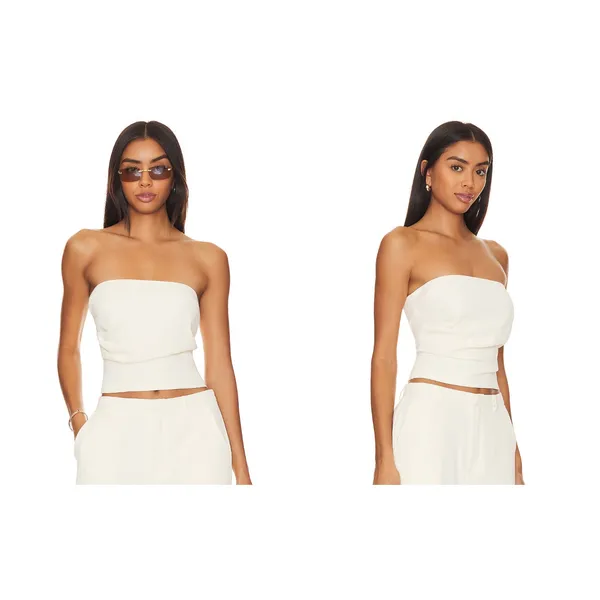 SNDYs Roma Strapless Ruched Tube Top NWT Size XS - Image 3