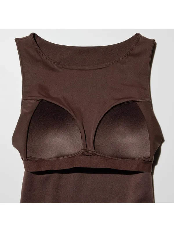 Uniqlo Crepe Jersey Boat Neck Bra Top NWT White XS - Image 3