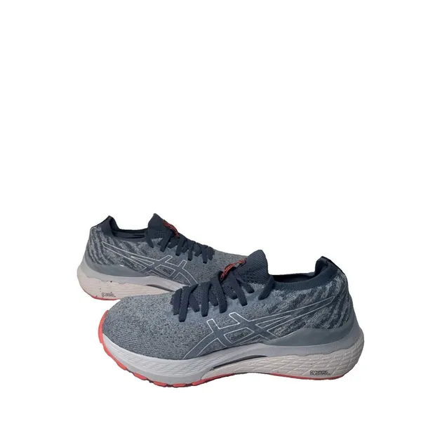 ASICS Gel Kayano 28 MK Women’s 7 Gray Blue Coral Running Shoes 1012B126 - Image 2