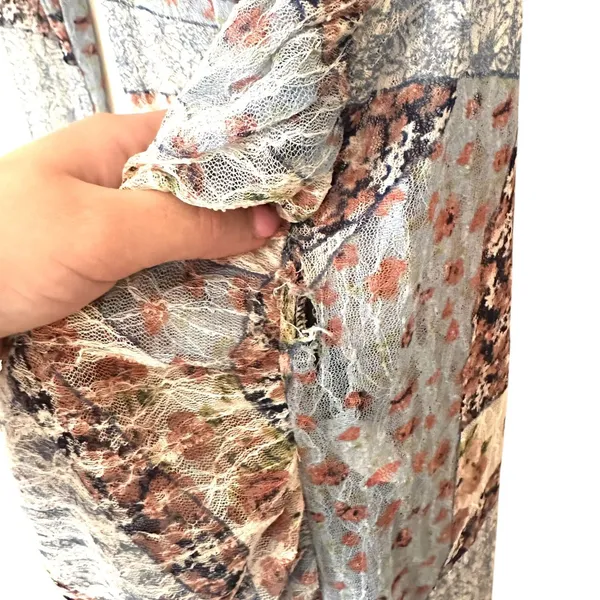 OMOL Swelle Mesh Floral Column Midi‎ Dress NWT XS *with flaw* - Image 6