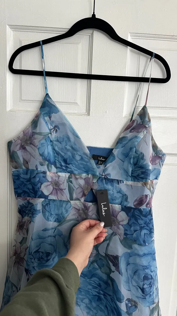 Wedding Guest Dress Lulus Floral - Image 3